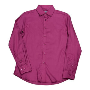 Criterion Shirt Mens Small Long Sleeve Button Up Dress Casual 60 40 Poly Blend